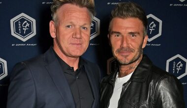 Gordon Ramsay and David Beckham have found themselves at the heart of family feuds