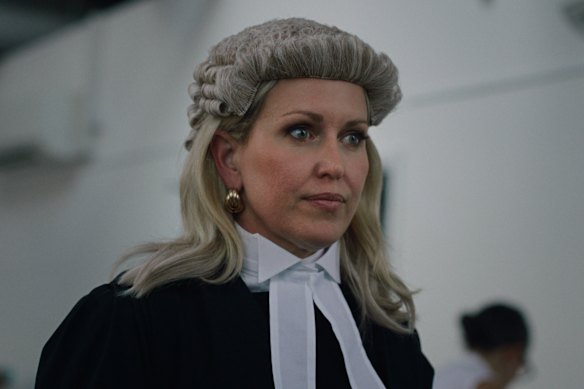 Human rights lawyer Jennifer Robinson in court in a scene from the Australian documentary Silenced, which debuted at Sundance in January 2026. 
