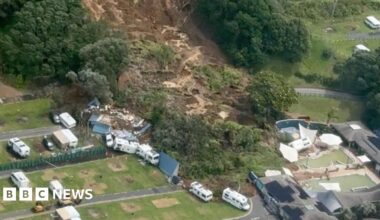 New Zealand landslides wreak havoc and leave two dead and several missing - live updates