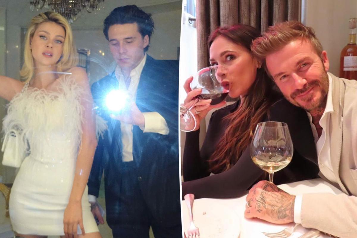 Brooklyn Beckham and Nicola Peltz couldn't be happier on date night