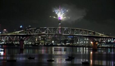 Video. New Zealand welcomes 2026 with fireworks at Auckland’s Sky Tower