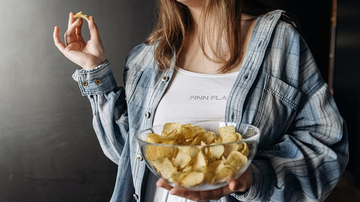 Adults in England eat the equivalent of 155 bags of crisps’ worth of salt each week, study finds