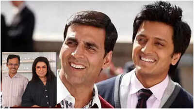 Akshay Kumar and Riteish Deshmukh tease Farah Khan over her viral YouTube vlogs; filmmaker responds saying 'Kameeanon'