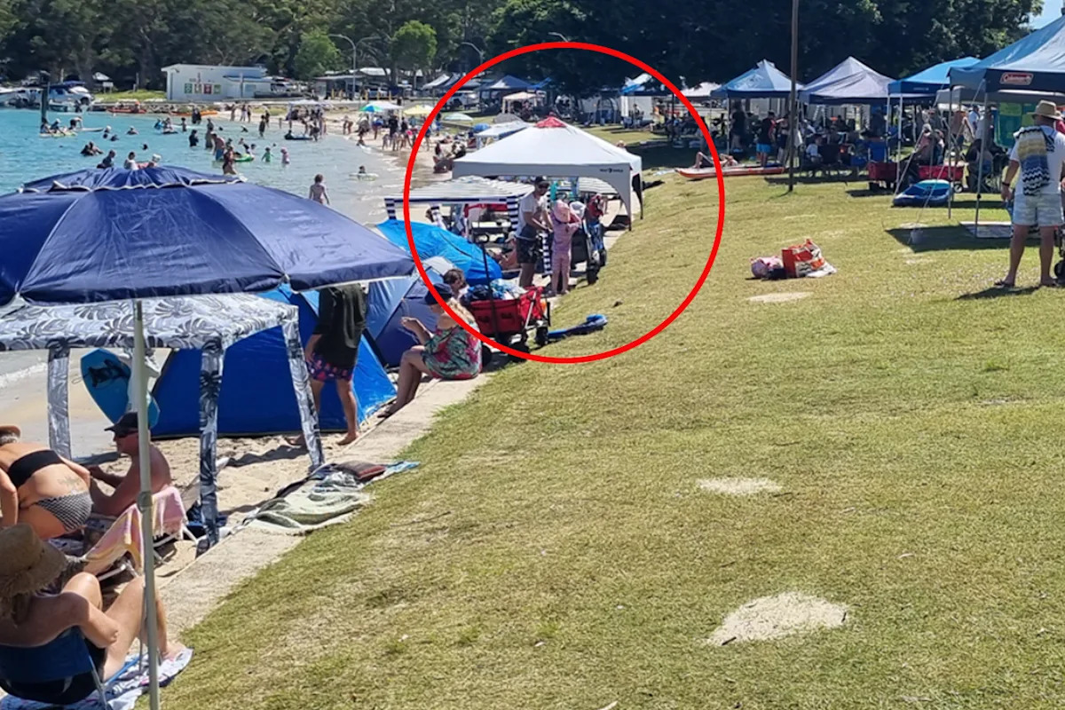 Controversial beach act prompts $60 fine warning as shores overrun with tourists