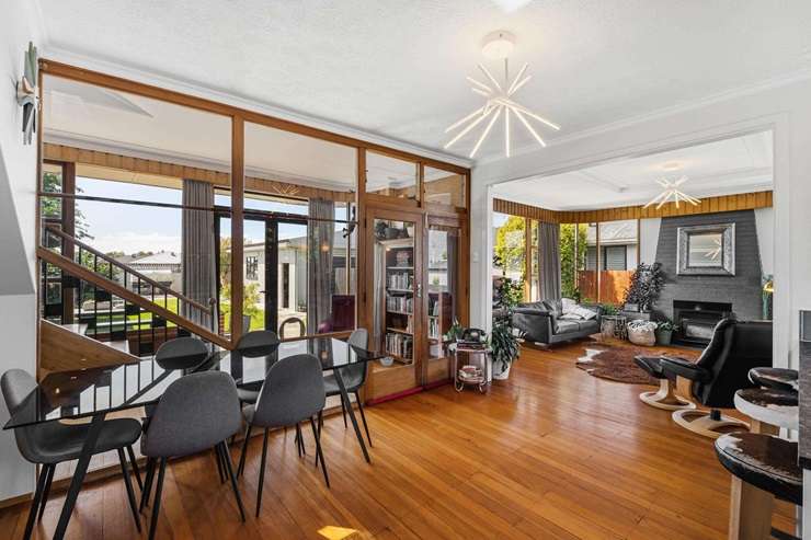 The four-bedroom house at 22 Fairview Avenue, in Hawthorndale, would sell for seven figures if it were in Auckland, says the listing agent. Photo / Supplied