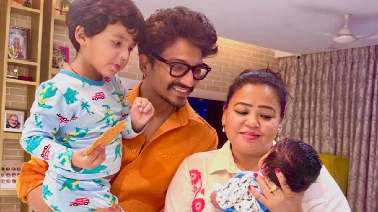 Bharti Siingh, Haarsh Limbachiyaa drop first PIC with second son Kaju as they celebrate a warm and fulfilling Lohri