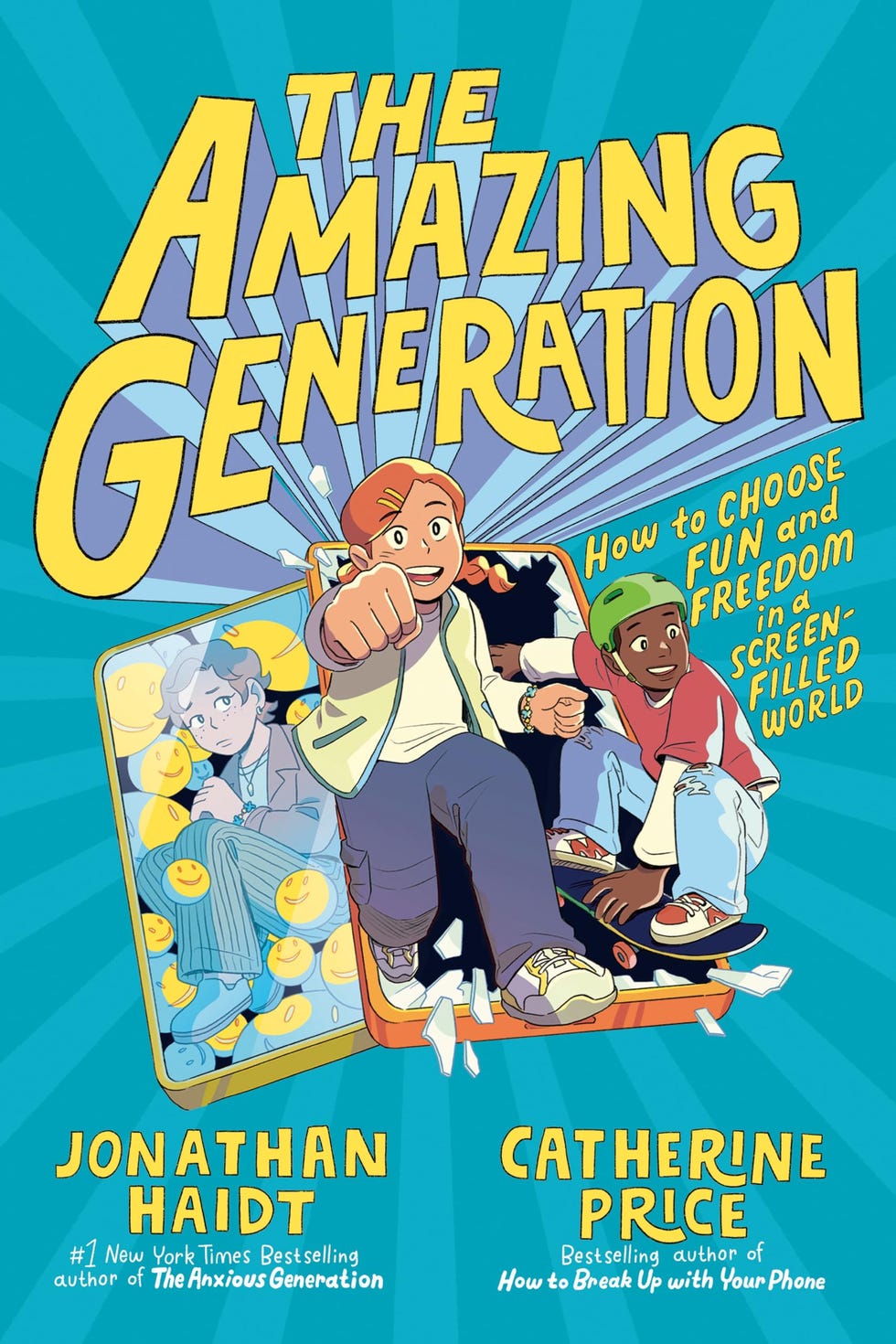 <i>The Amazing Generation: Your Guide to Fun and Freedom in a Screen-Filled World,</i> by Jonathan Haidt and Catherine Price