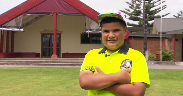 Meet the 10-year-old Huntly boy with his own lawn-mowing business