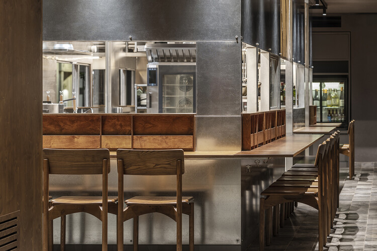 Tanpopo Restaurant / TRAIL [practice] - Interior Photography, Wood, Lighting, Glass, Chair, Countertop