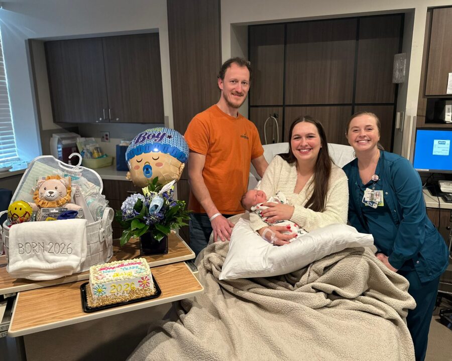 The Birth Place at Iredell Memorial Hospital welcomes the first baby of 2026