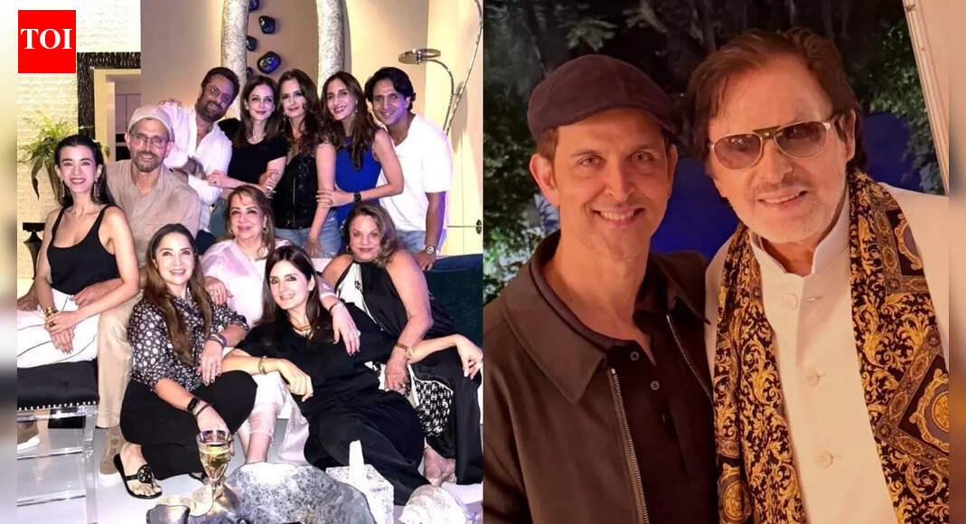 Hrithik Roshan pens emotional note for ex-wife Sussanne Khan's father Sanjay Khan on his birthday, misses 'mom' Zarine Khan, drops unseen PICS also featuring Saba Azad: 'Dad, I want to thank you for...' |