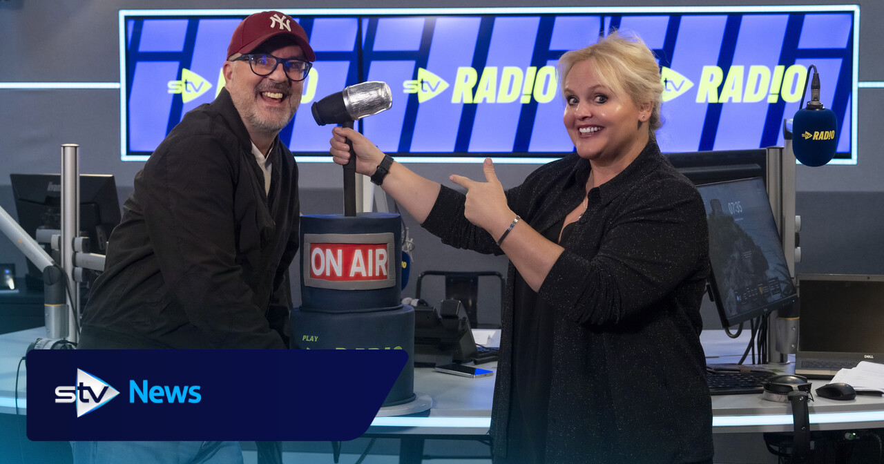 Ewen Cameron and Cat Harvey officially launch STV Radio