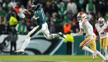 Eagles' Nick Sirianni defends A.J. Brown after drops, spat