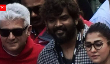 Nayanthara and Vignesh Shivan reunite with Ajith Kumar in Dubai - Watch VIRAL video |