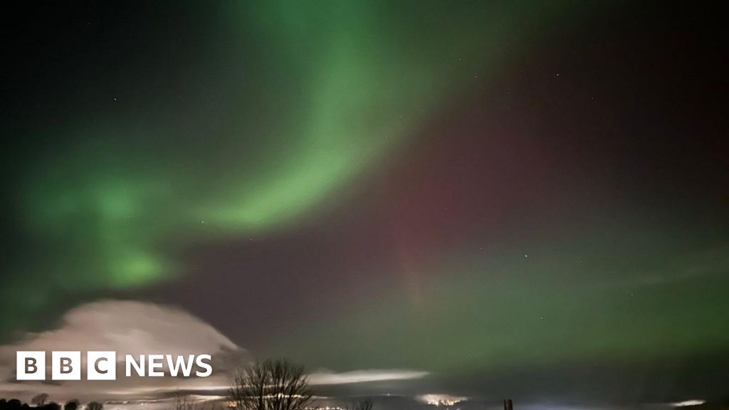 Northern Lights dazzle across South West skies