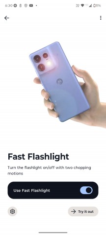 Gestures - Motorola Moto G Power (2026) review