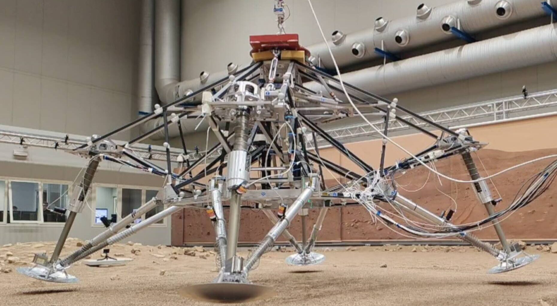 ExoMars Lander Testing (pic: Thales Alenia Space/ALTEC)