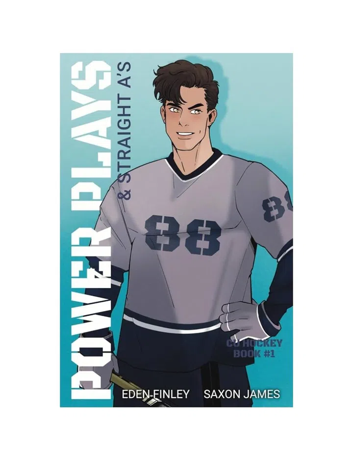 Power Plays & Straight A’s mlm hockey romance books
