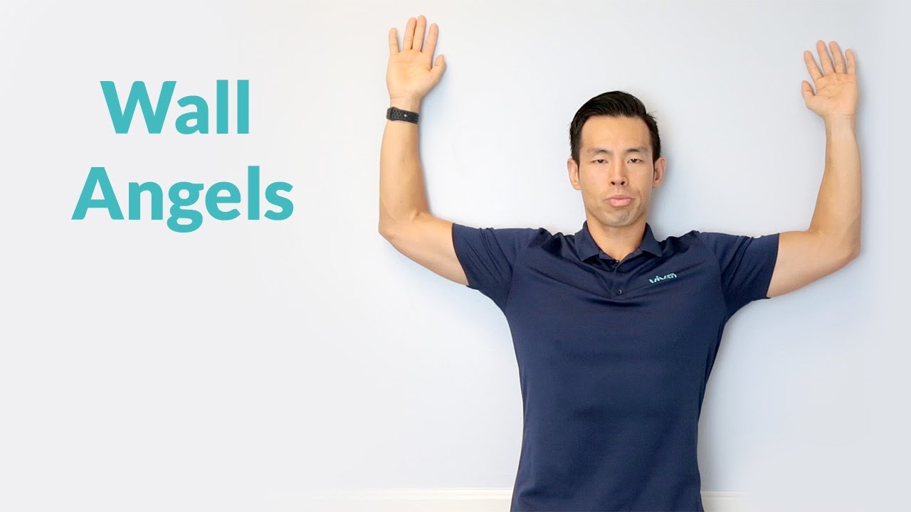 How to Perform Wall Angel for Tight Upper Back - YouTube