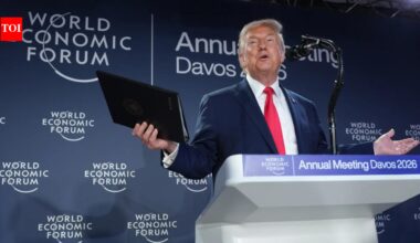 Donald Trump at WEF Davos: US President projects $600 billion in tariff revenue; claims bigger inflows next year