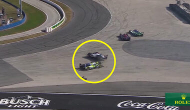 Hunter McElrea’s Daytona 24 hopes dashed in first few seconds