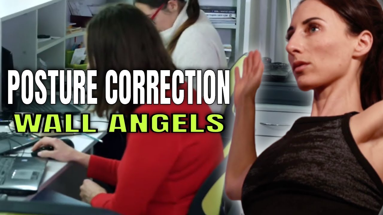 How to Fix Bad Posture with Wall Angels - A Simple Exercise You Can Do At Home - YouTube