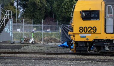 E-scooter rider hit by train named