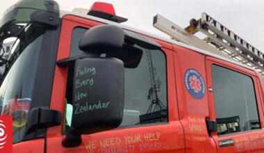Firefighters say union signs on trucks 'disrespectful' and unprofessional - FENZ