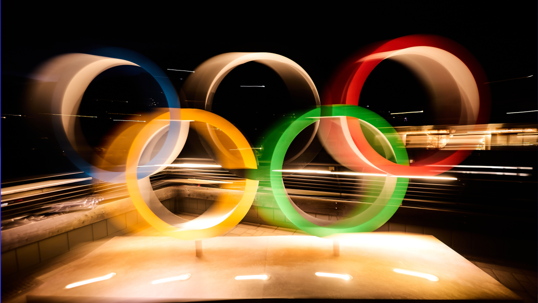 Olympics Rings are seen in the historic centre of Cortina d'Ampezzo ahead to the Olympic Winter Games Milano Cortina 2026.