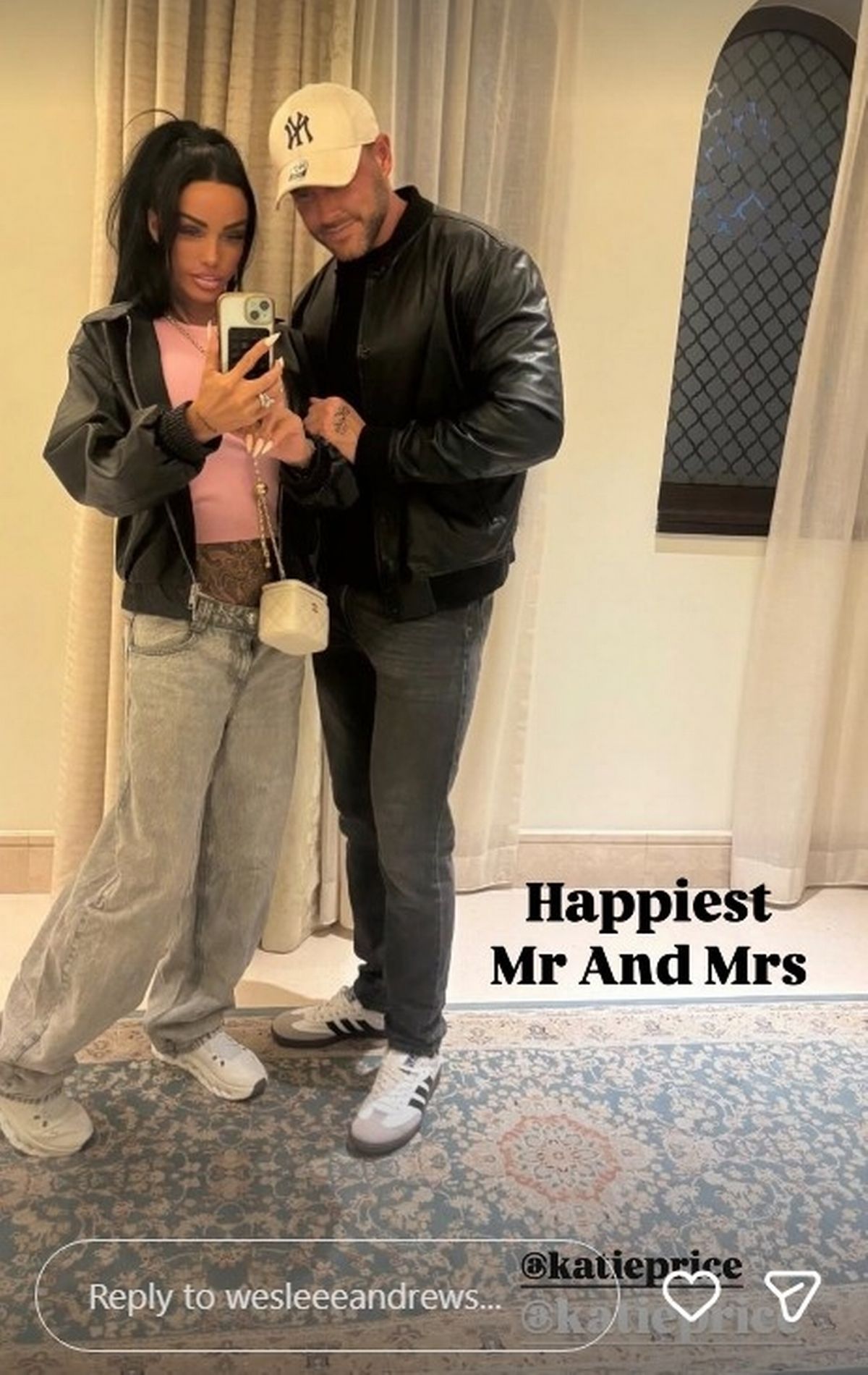 katie price with. new husband lee andrews