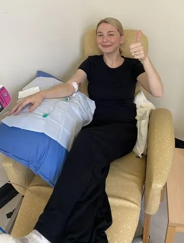 Kennedy News & Media Hollie Thursby undergoing chemotherapy