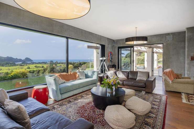 The six-bedroom lodge at 151F Te Punga Road, Whangapoua, on the Coromandel Peninsula, has been pitched to overseas investors with budgets of over $6 million. Photo / Supplied