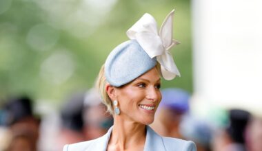 Zara Tindall is a vision in blue as she kicks off a magical holiday in her ‘home away from home’