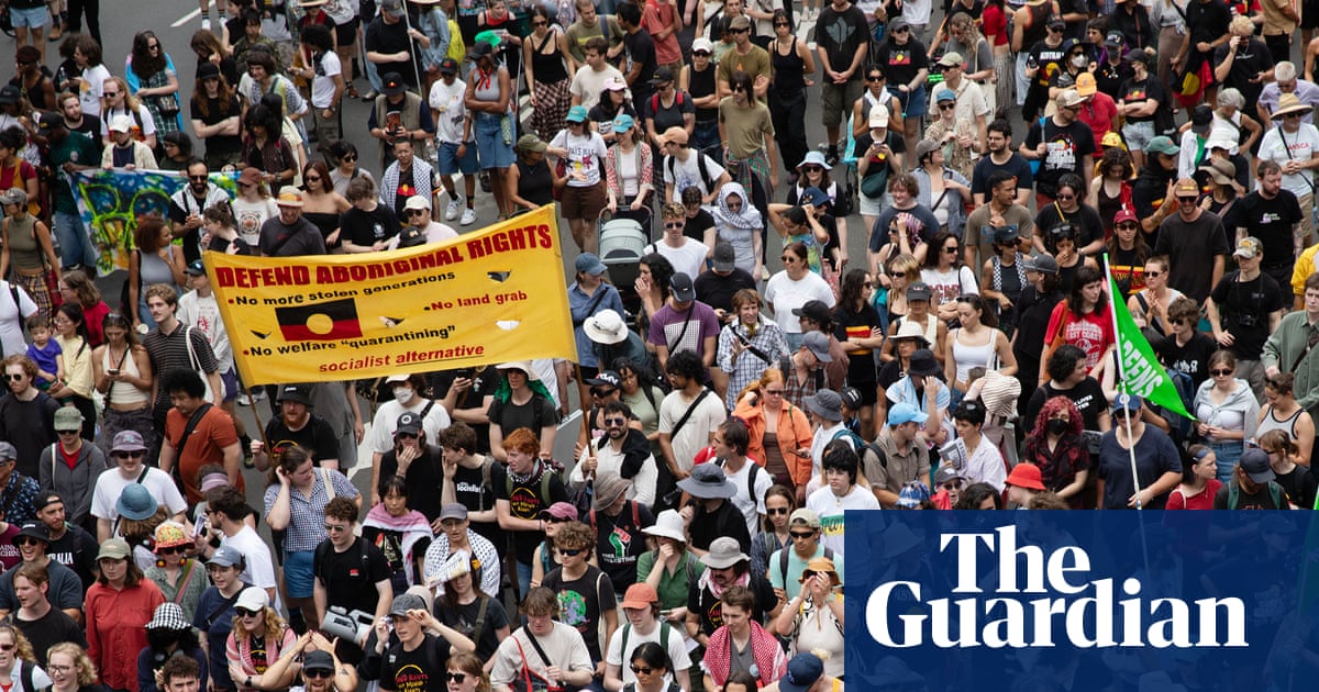 Invasion Day: police clear Perth protest site amid reports of ‘threat’ as huge marches held across Australia | Indigenous Australians