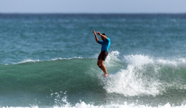 SunLive - Mount longboarder stuns greats in Gisborne