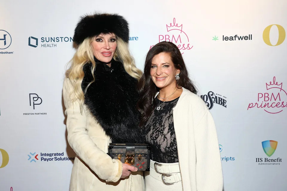 Brandi Glanville and Rachel Strauss attend the red carpet for a screening of Rachel Strauss’ Documentary 
