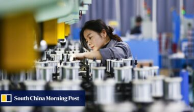 China’s factory activity contracts in January on weak domestic demand