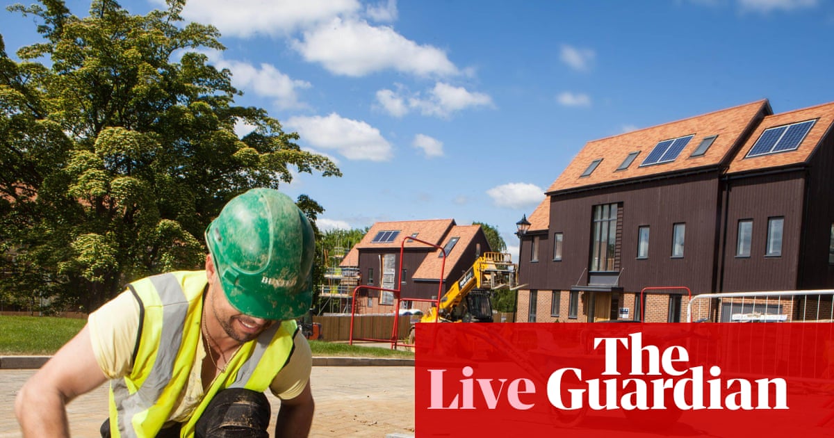 UK housebuilding in deepest slump since 2020 lockdowns; Warner Bros rejects ‘inferior’ $108bn Paramount hostile bid – business live | Business