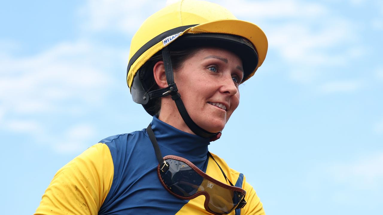 Rachel King after partnering Warwoven to win but debut. Picture: Jeremy Ng / Getty Images
