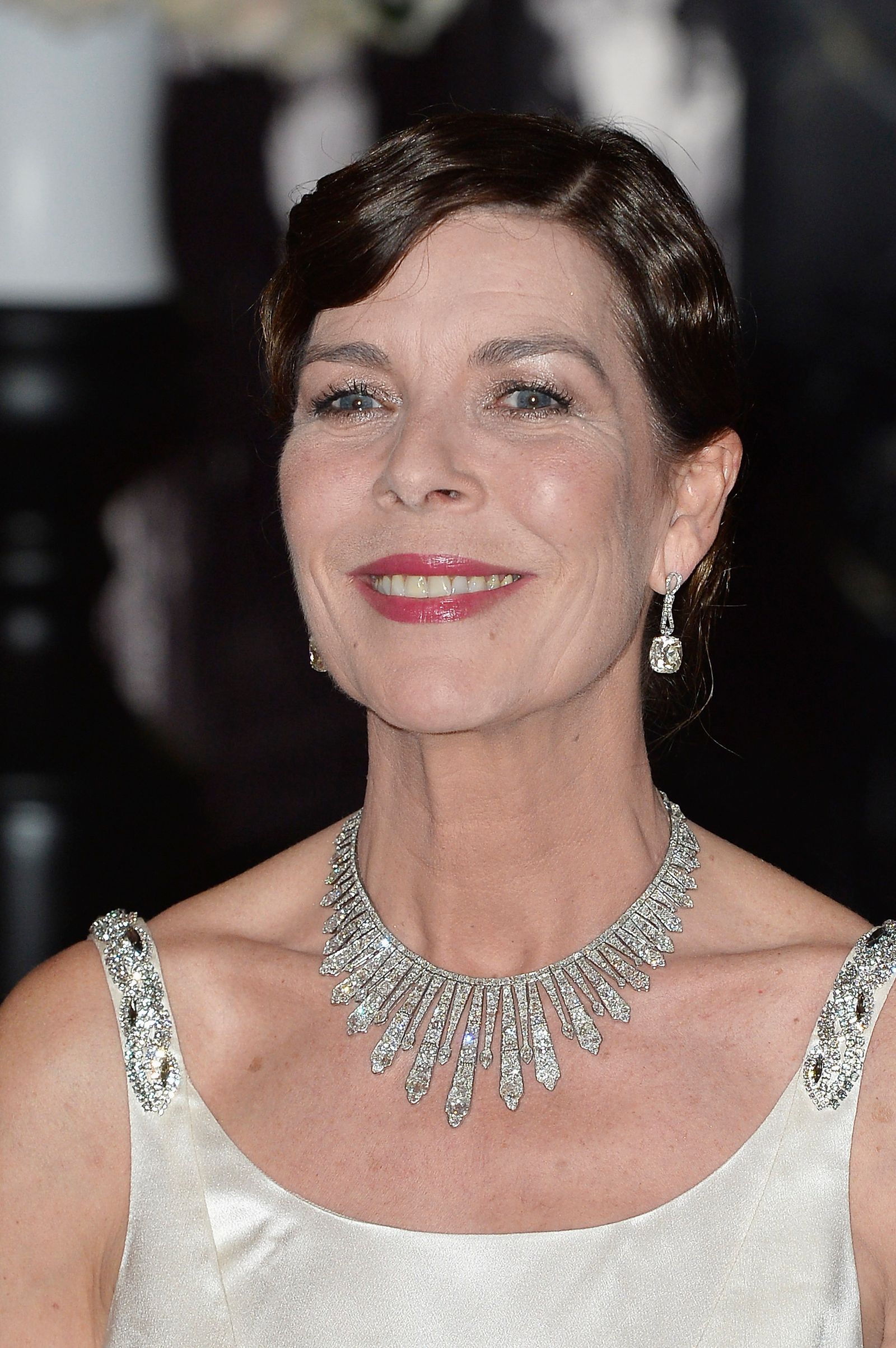 Image may contain Caroline Princess of Hanover Person Head Face Body Part Neck Accessories Jewelry and Necklace