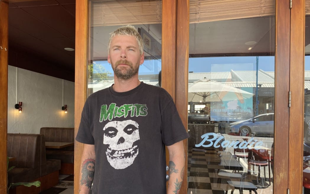 Blondie Diner owner Bradley Jack Dellar.