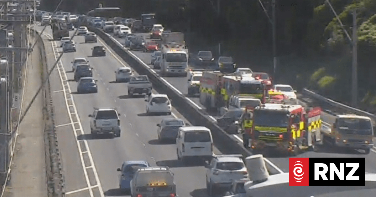 Multiple-vehicle crash on State Highway 2 north of Wellington