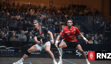 World squash number one denies Paul Coll maiden title in quick fashion