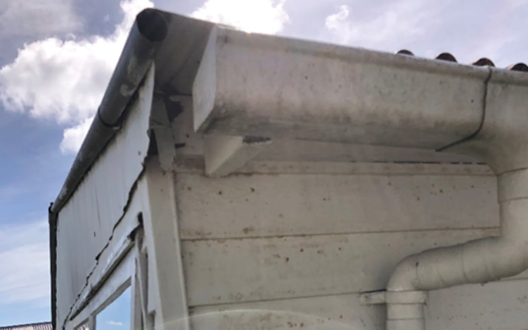 disconnected downpipe