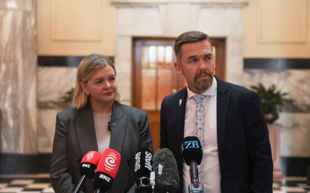 Camilla Belich (Labour) and Greg Fleming (National).