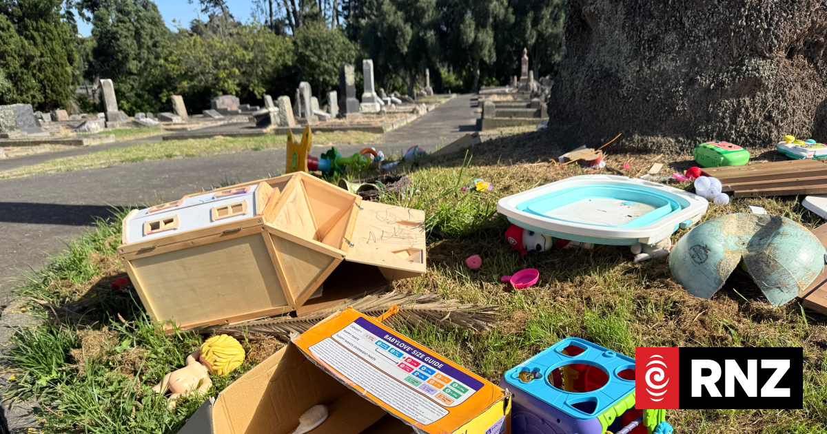 Outrage over illegal dumping at Auckland cemetery