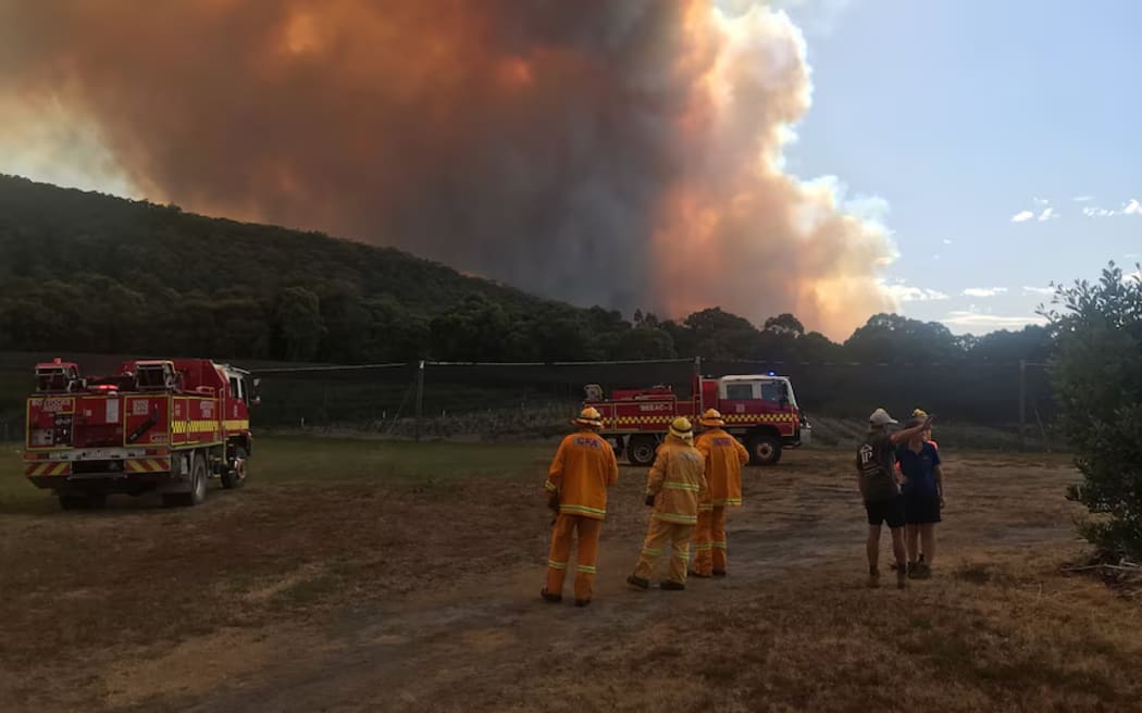 The Otways fire has been threatening communities since the weekend.