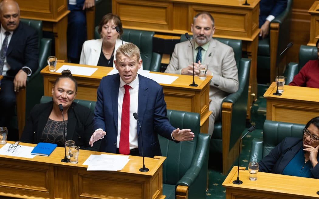Chris Hipkins speaks in the 2026 Debate in the Prime Minister's Statement.