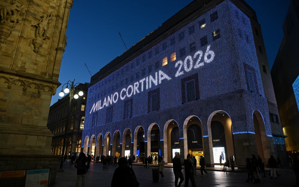Milano Cortina 2026 illuminations.