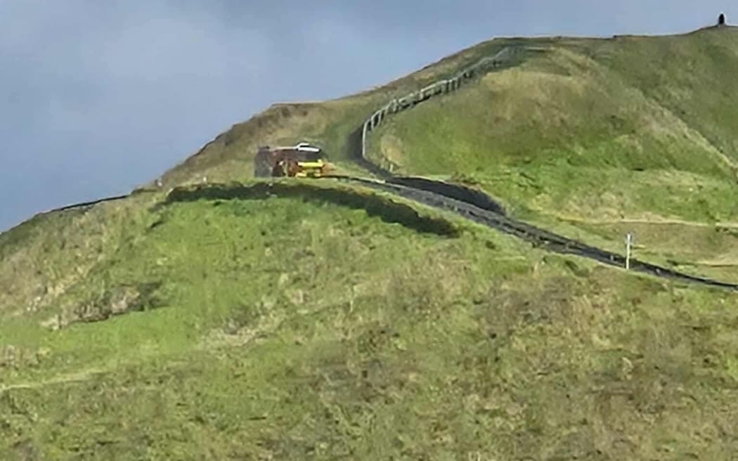 Fire trucks rushed to Mt Wellington, Auckland, on 25 January, 2026.